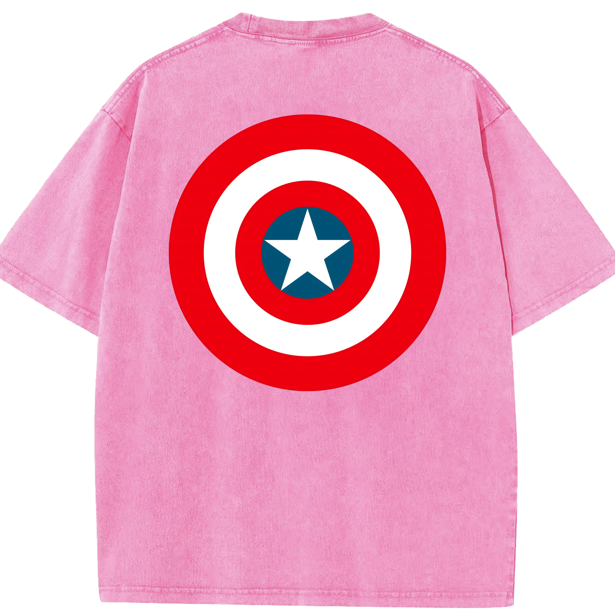 （画像用） アベンジャーズ The Avengers 綿100% ヴィンテージ風 半袖Tシャツ（背面プリント）